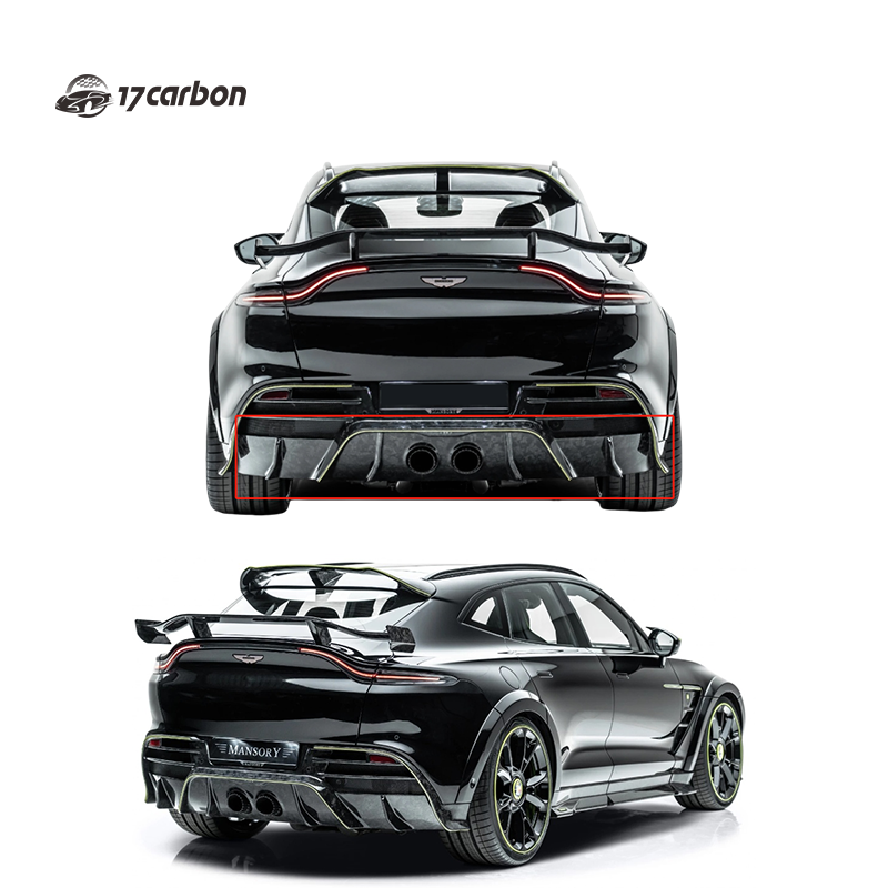 17CARBON » Aston Martin DBX MSY Style Carbon Fiber Rear Diffuser