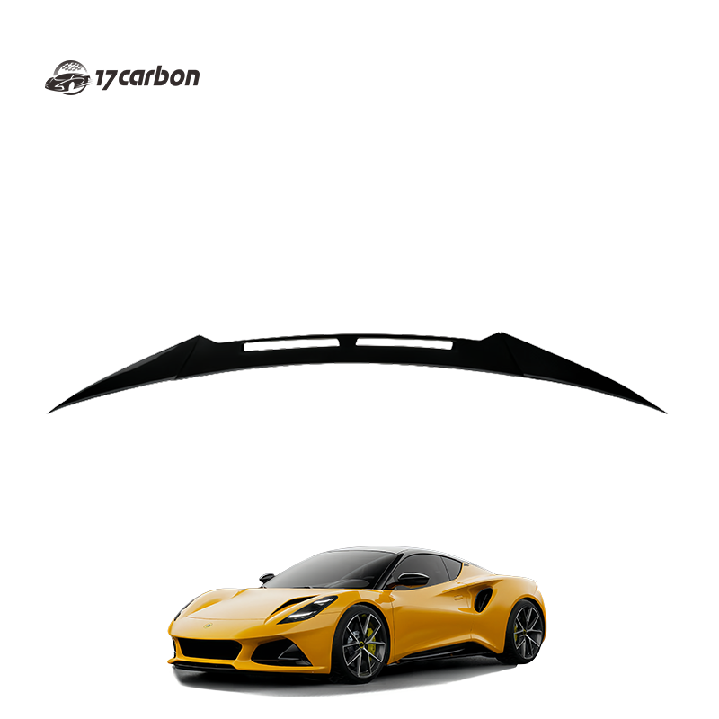 Emira Rear Spoiler 17CARBON » Lotus Emira A Style Carbon Fiber Duck Wing Rear Wing Spoiler