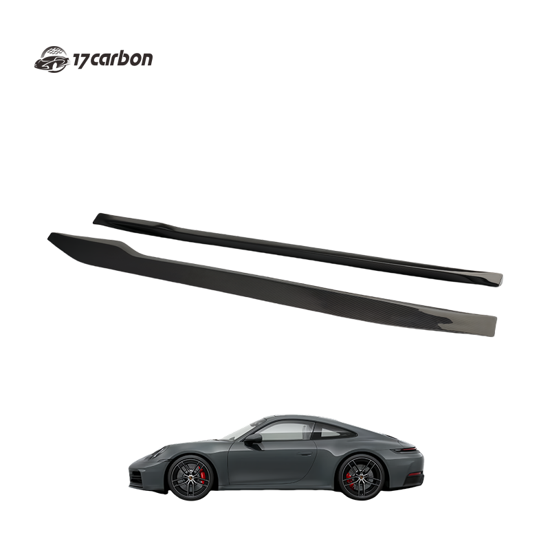 Porsche 992S Upgrade AMANS Carbon Fiber Side Skirt