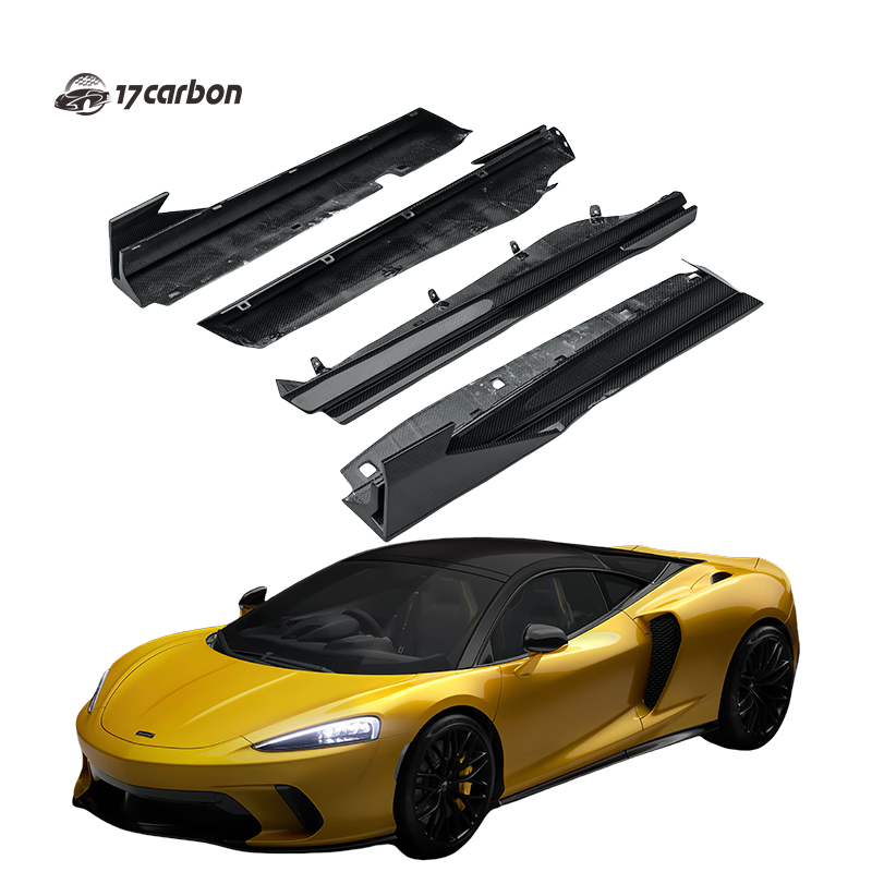 Mclaren GT Dry Carbon Fiber Side Skirt AMANS Style