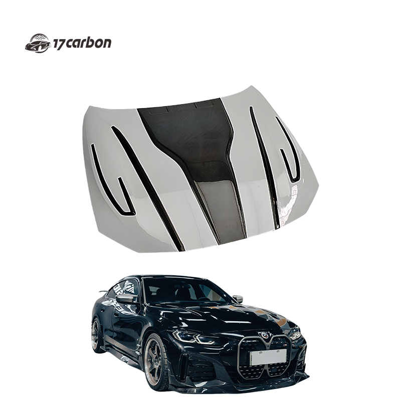 BMW I4 Upgrade AMANS Carbon Fiber Hood