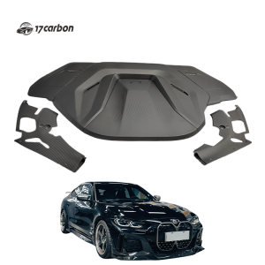 BMW I4 Upgrade AMANS Carbon Fiber Engine Hood