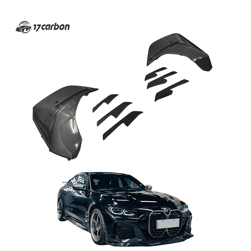 BMW I4 Upgrade AMANS Carbon Fiber Side Splitters