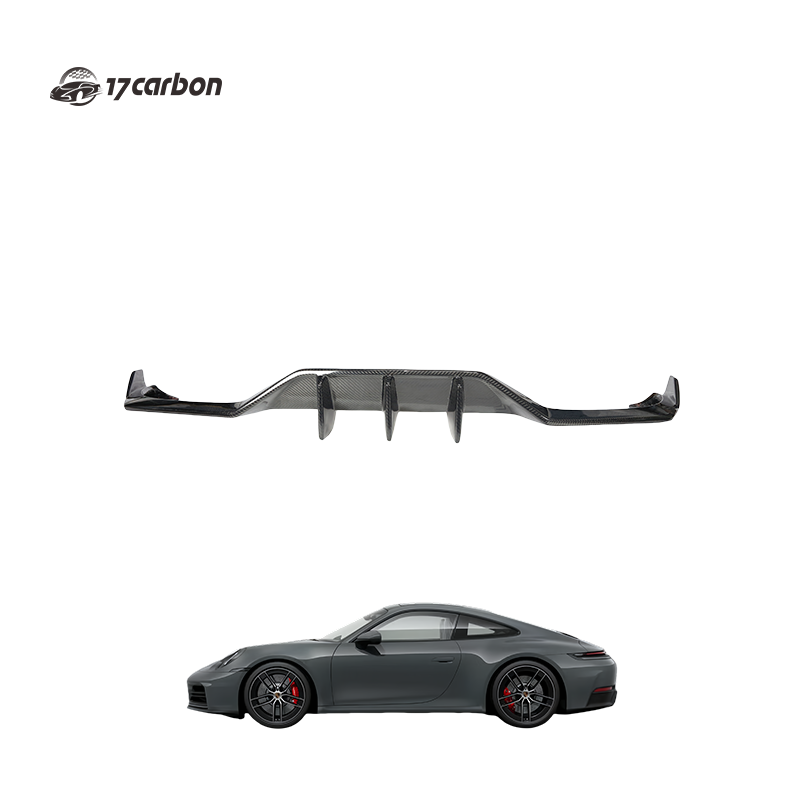 Porsche 992S Upgrade AMANS Carbon Fiber Rear Diffuser