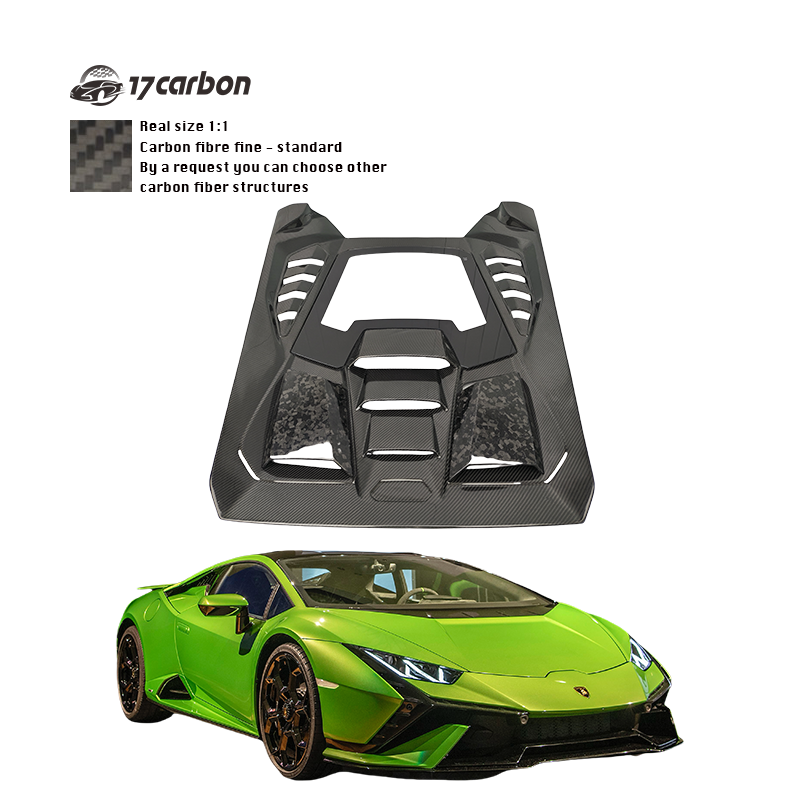 Lamborghini HURACAN LP580-610-Evo Upgrade to TECNICA Style Dry Carbon Fiber Engine Cover