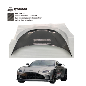 Aston Martin Vantage V12 Style Carbon Fiber Hood