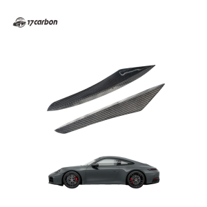 Porsche 992S Upgrade AMANS Carbon Fiber Front Bumper Canards