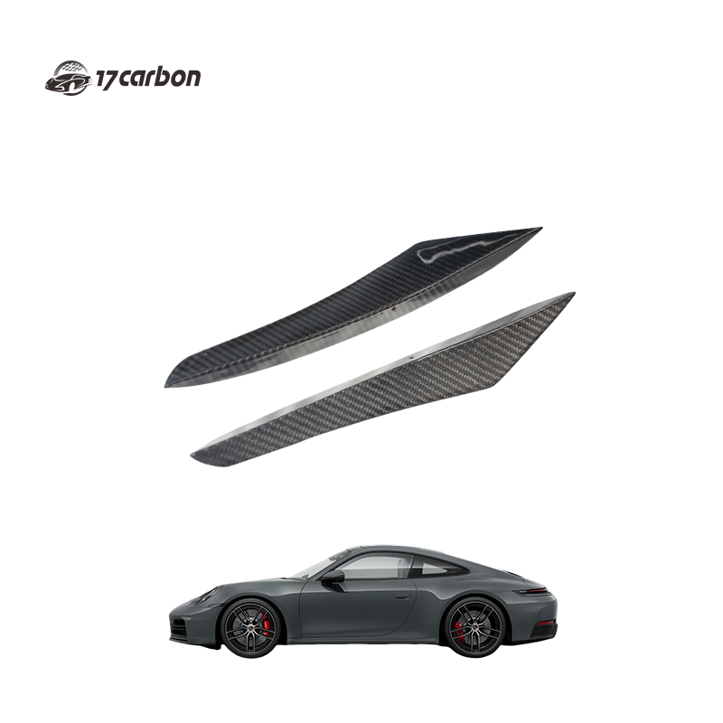 Porsche 992S Upgrade AMANS Carbon Fiber Front Bumper Canards