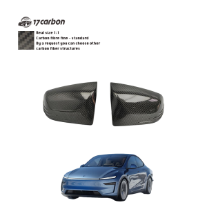 Tesla Model Y 2020 Dry Carbon Body Kit Rearview Mirror Cover