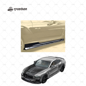 2025 Bentley Continental GT/GTC Carbon Fiber Side skirt