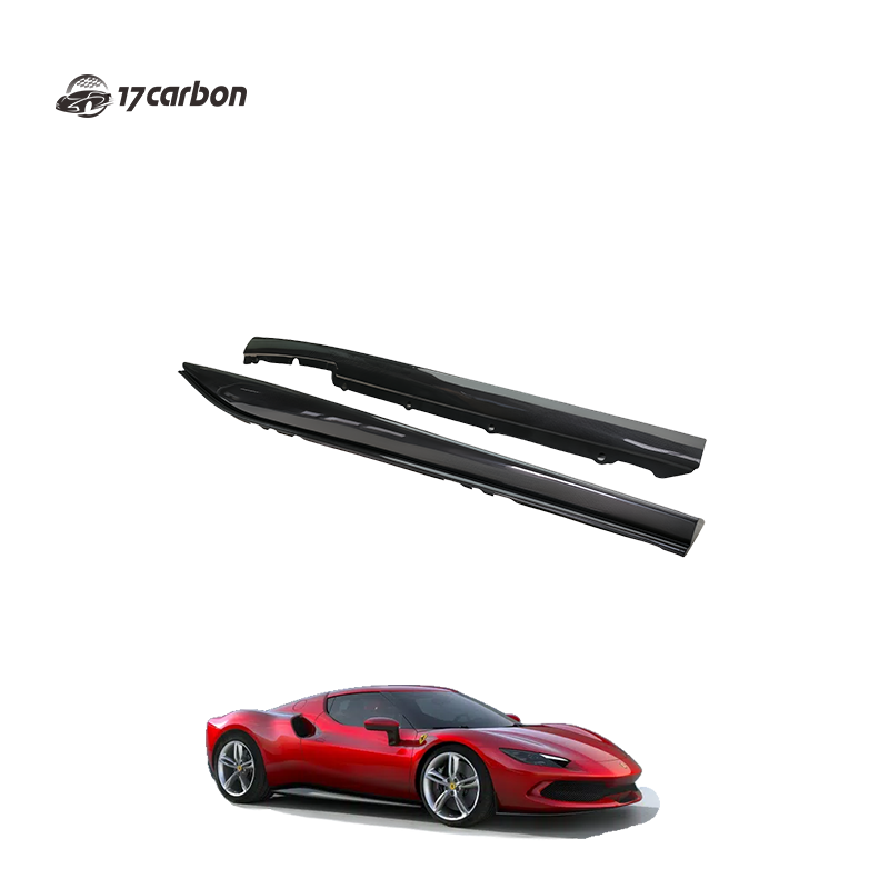 Ferrari 296 OEM Carbon Fiber Side Skirt