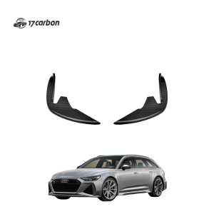 Audi RS6 MSY Style Carbon Fiber Front Bumper Canards