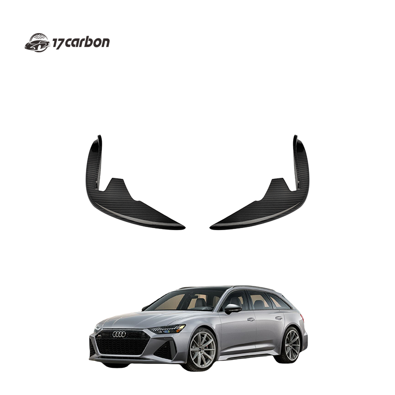 Audi RS6 MSY Style Carbon Fiber Front Bumper Canards