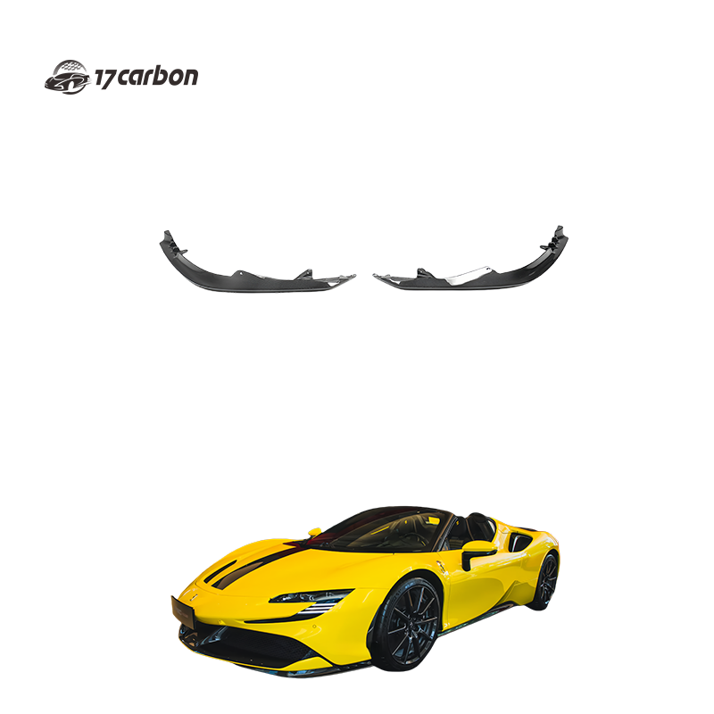 Ferrari  SF90 OEM Replacement Carbon Fiber Front Lip Corner Extension