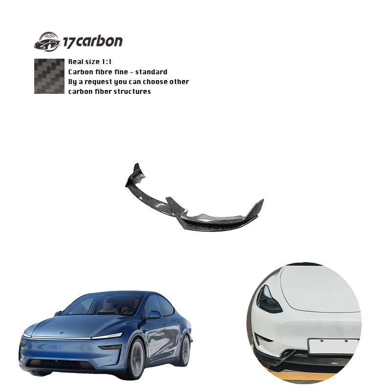 Tesla Model Y 2020 Dry Carbon Body Kit Forged Carbon Front Lip