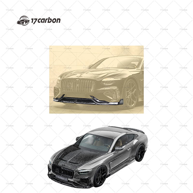 2025 Bentley Continental GT/GTC Carbon Fiber Front Lip