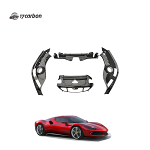 Ferrari 296 OEM Carbon Fiber Engine Bay