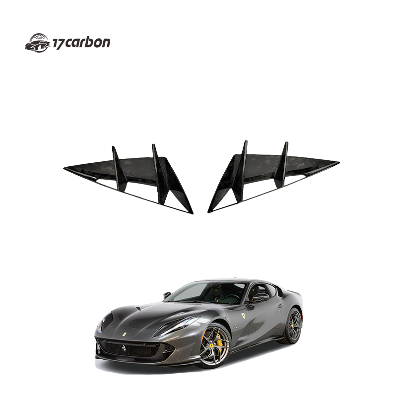 Ferrari  812 MSY Style Carbon Fiber Rear Bumper Air Outlet Trim