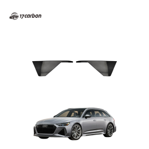 Audi RS6 MSY Style Carbon Fiber Rear Bumper Side Trim