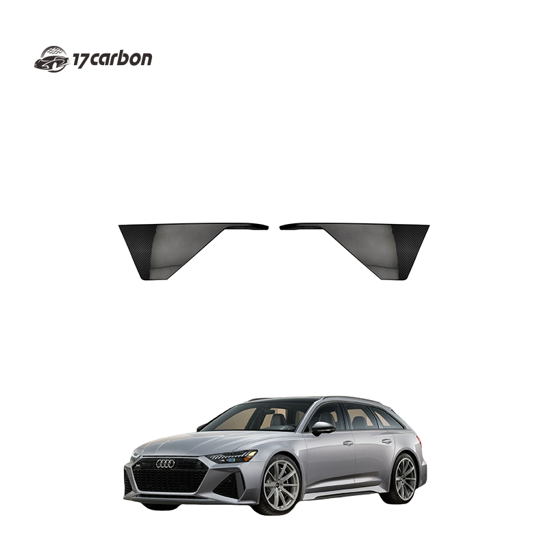 Audi RS6 MSY Style Carbon Fiber Rear Bumper Side Trim