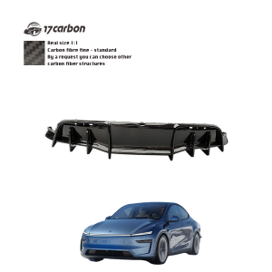 Tesla Model Y 2020 Dry Carbon Body Kit Rear Lip Rear Diffuser