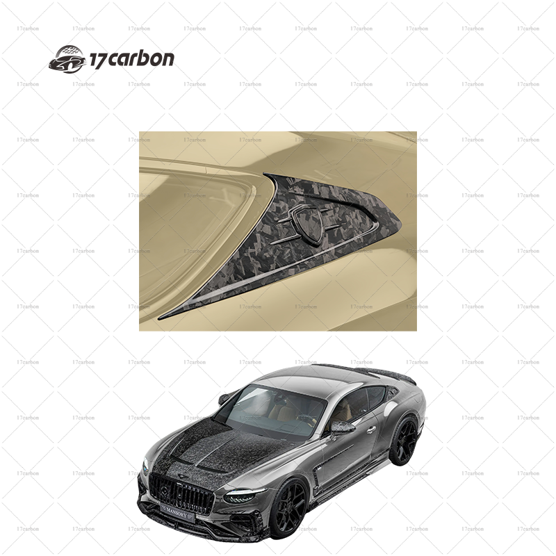 2025 Bentley Continental GT/GTC Carbon Fiber Rear Window Decoration