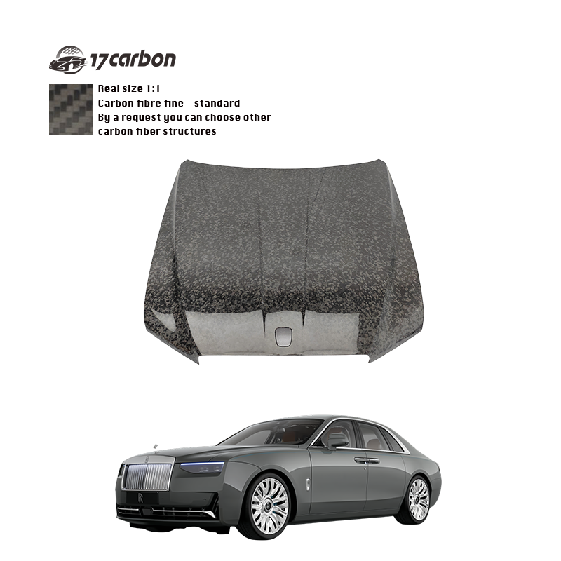 Rolls-Royce Ghost 2021 -2024 MSY Style Carbon Fiber Front Hood Bonnet Cover