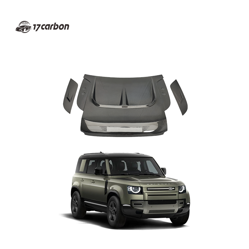 Land Rover Defender 110 MSY Style Dry Carbon Fiber Front Hood Bonnet