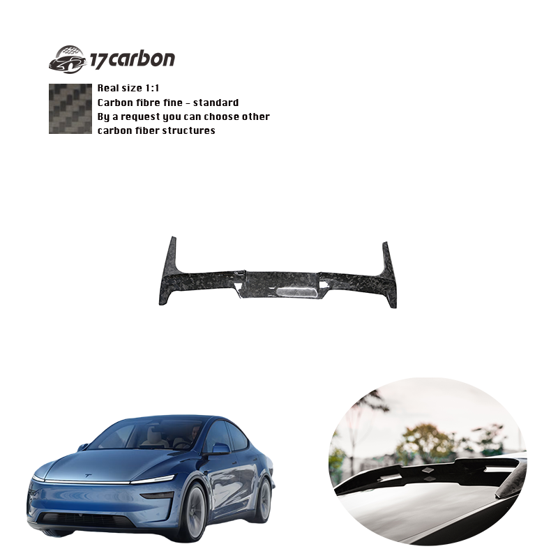 Tesla Model Y 2020 Dry Carbon Roof Wing / Roof Spoiler