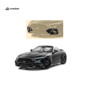 Mercedes SL (R 232) 2024+ MSY Style Carbon Fiber Front Bumper Air Intake Trim