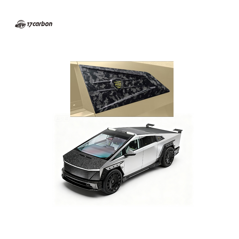 Tesla Cybertruck 2025 MSY Style Carbon Fiber C Pillar Ornament